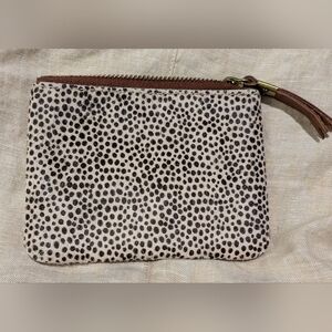 Madewell Spotted Animal Print Wallet